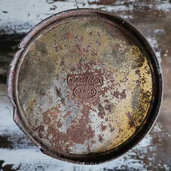 Antique 1920's Fairies In Moon Light Tin By Henry Clive Canco Beautebox Tin - Picture 12 of 12